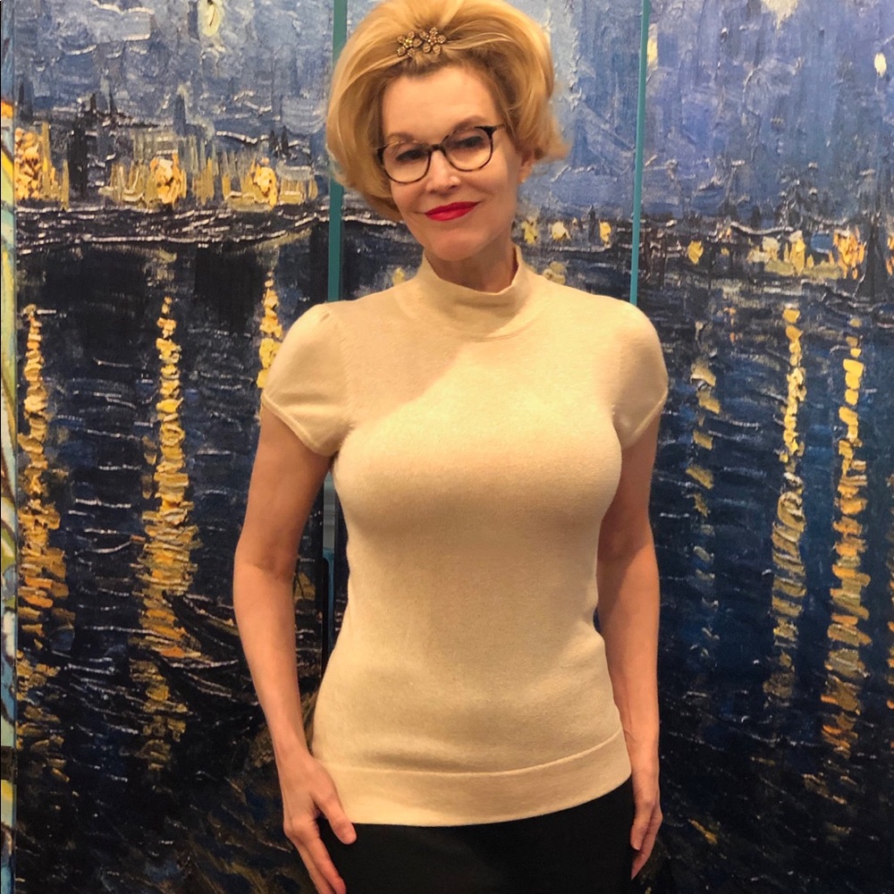 Saks Fifth Avenue Vintage Gold Top